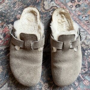 Birkenstock Boston Shearling Gray 40